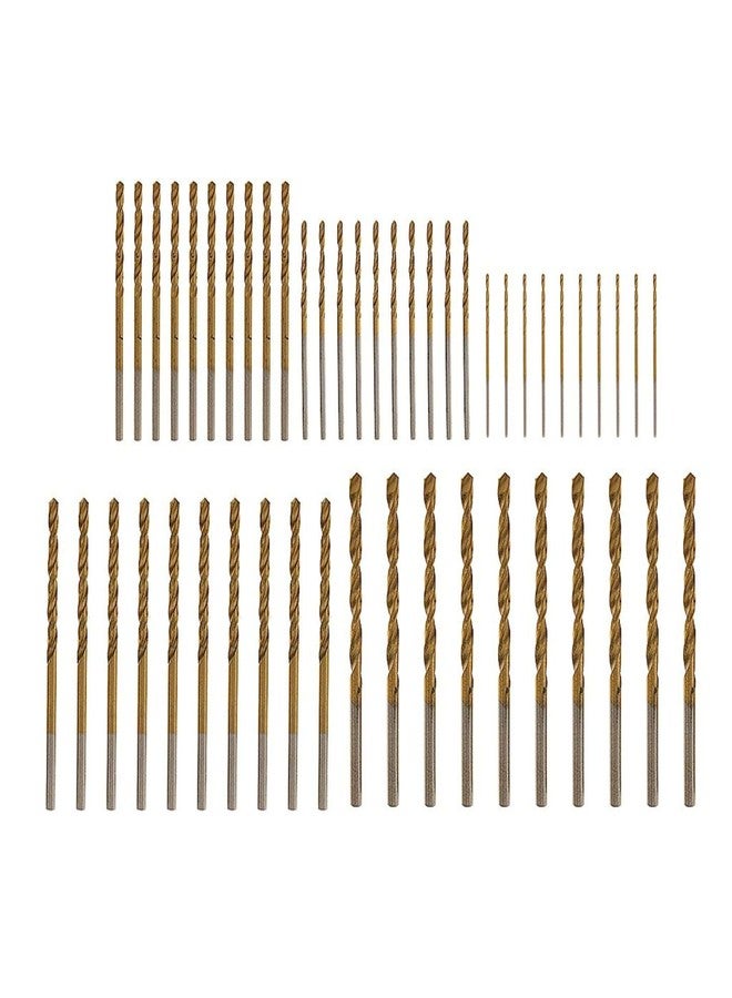 Robodo Pack of 50 pcs Standard Metal Hss Twist Drill Bits Straigth Shank - Image 1